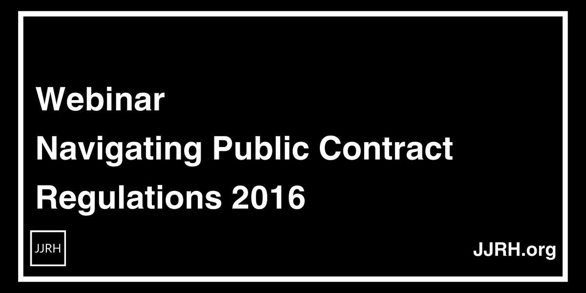 Navigating Public Contract Regulations 2016, January 3 2024 | Online ...