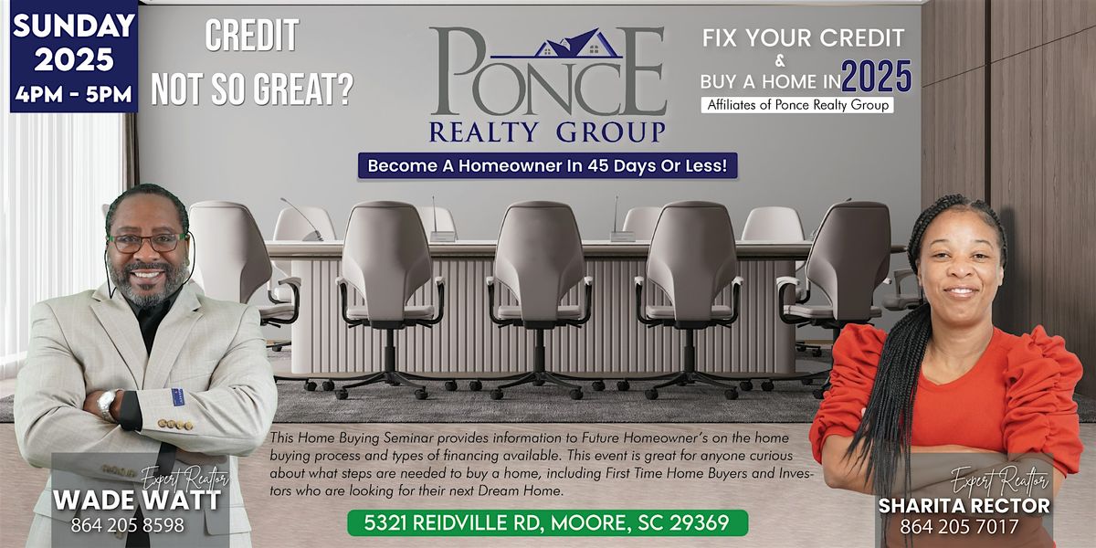 FIX YOUR CREDIT & BUY A HOME IN 2025 | Event in Moore | AllEvents