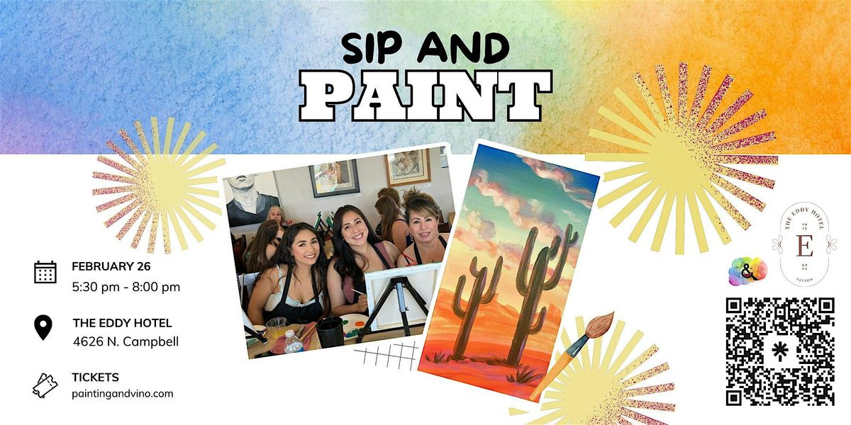 Wild West Paint and Sip at The Eddy, 26 February | Event in Tucson | AllEvents