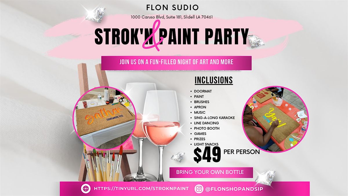 Strok'n Paint Party | Event in Slidell | AllEvents