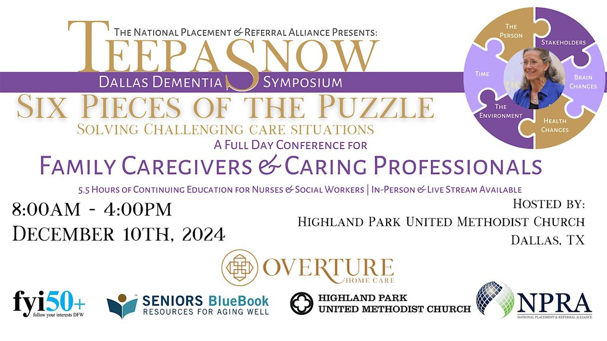 2024 Dallas Dementia Symposium with Teepa Snow, Tolleson Family