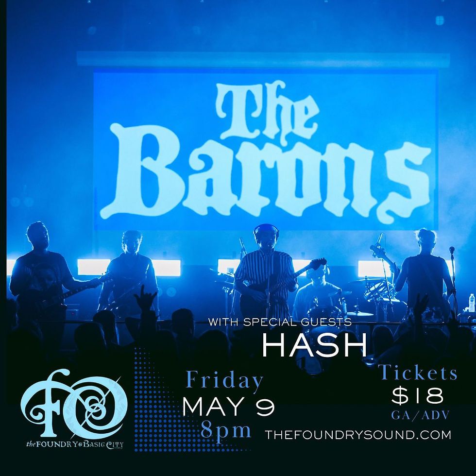 The Barons & HASH, 11 September | Event in Charlottesville | AllEvents