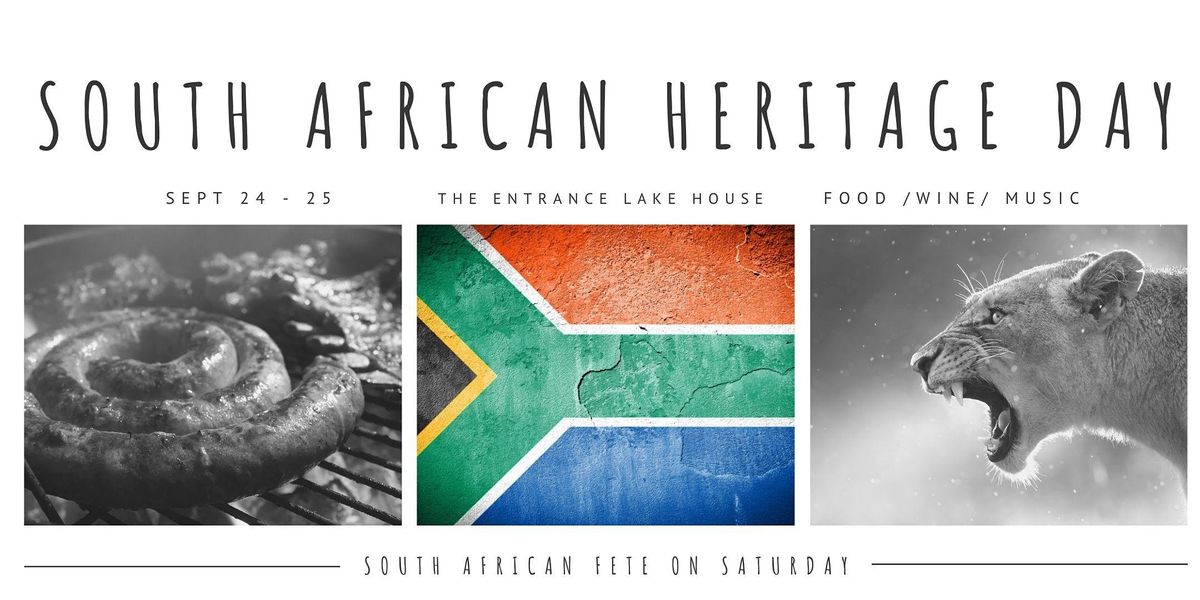 South African Heritage Weekend 2022 The Entrance Lake House September 24 To September 25 Allevents In Online Event Heritage Weekend 2022