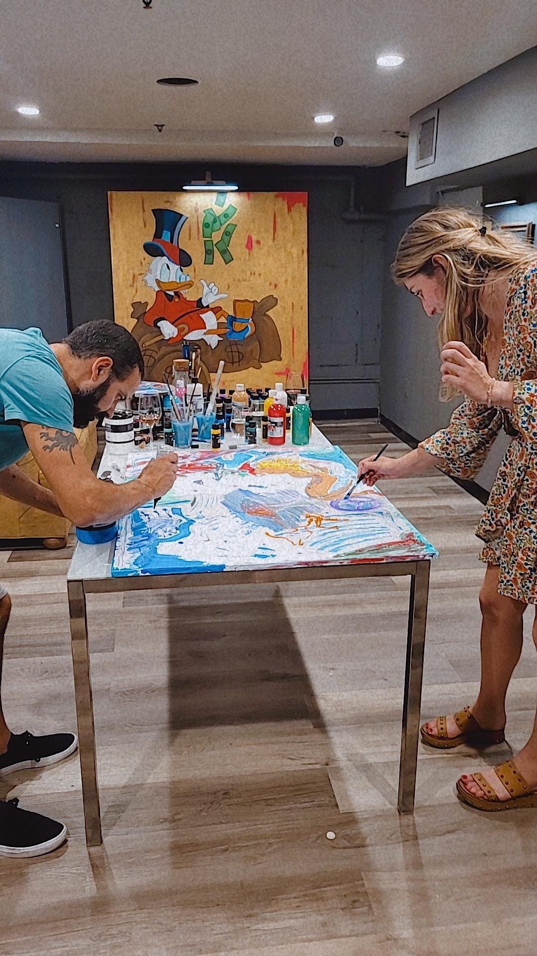 Painting & Wine Miami Pinta en Miami con artistas, 131 26th St, Miami Beach, December 18 2022