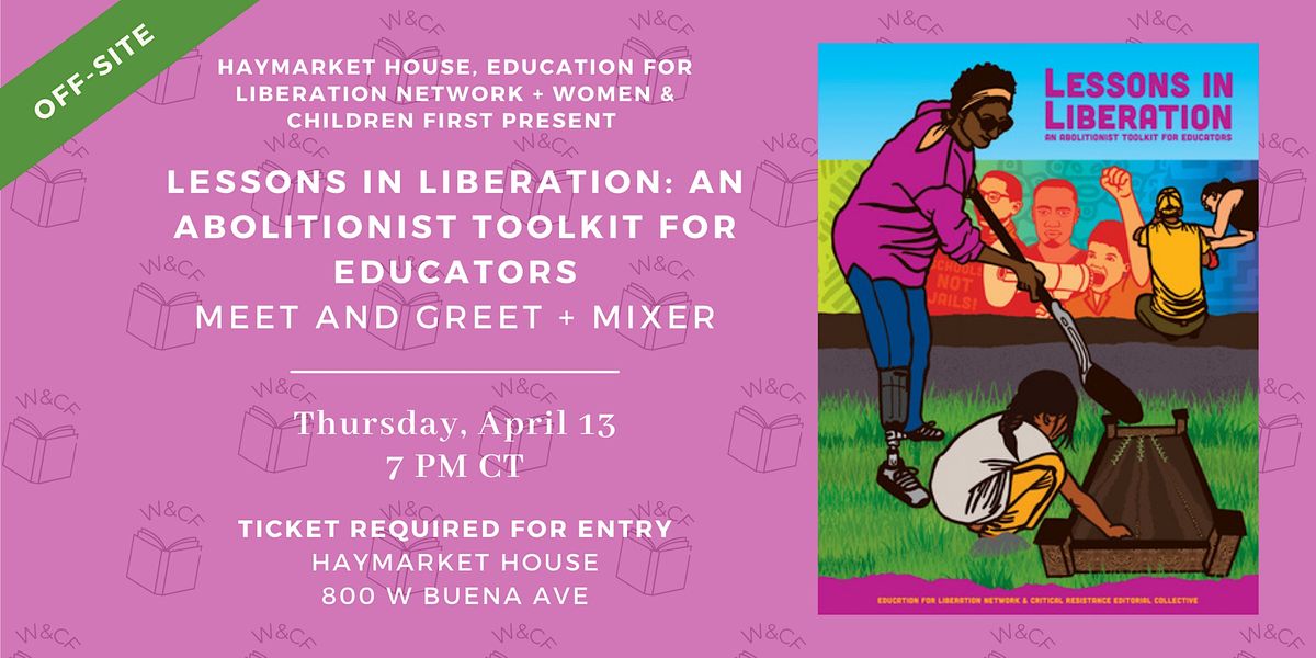 Offsite Event LESSONS IN LIBERATION Meet & Greet at Haymarket House