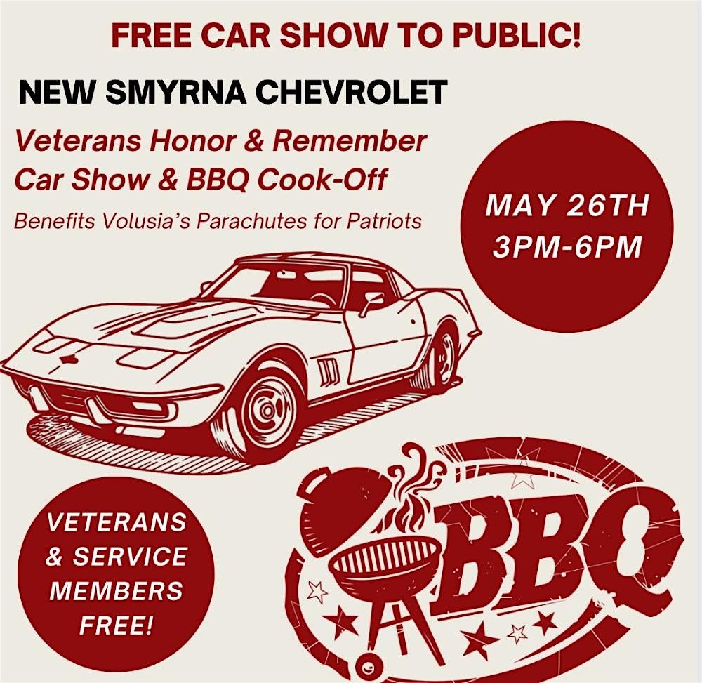 New Smyrna Beach Chevrolets Veterans Remember & Honor BBQ & Car Show