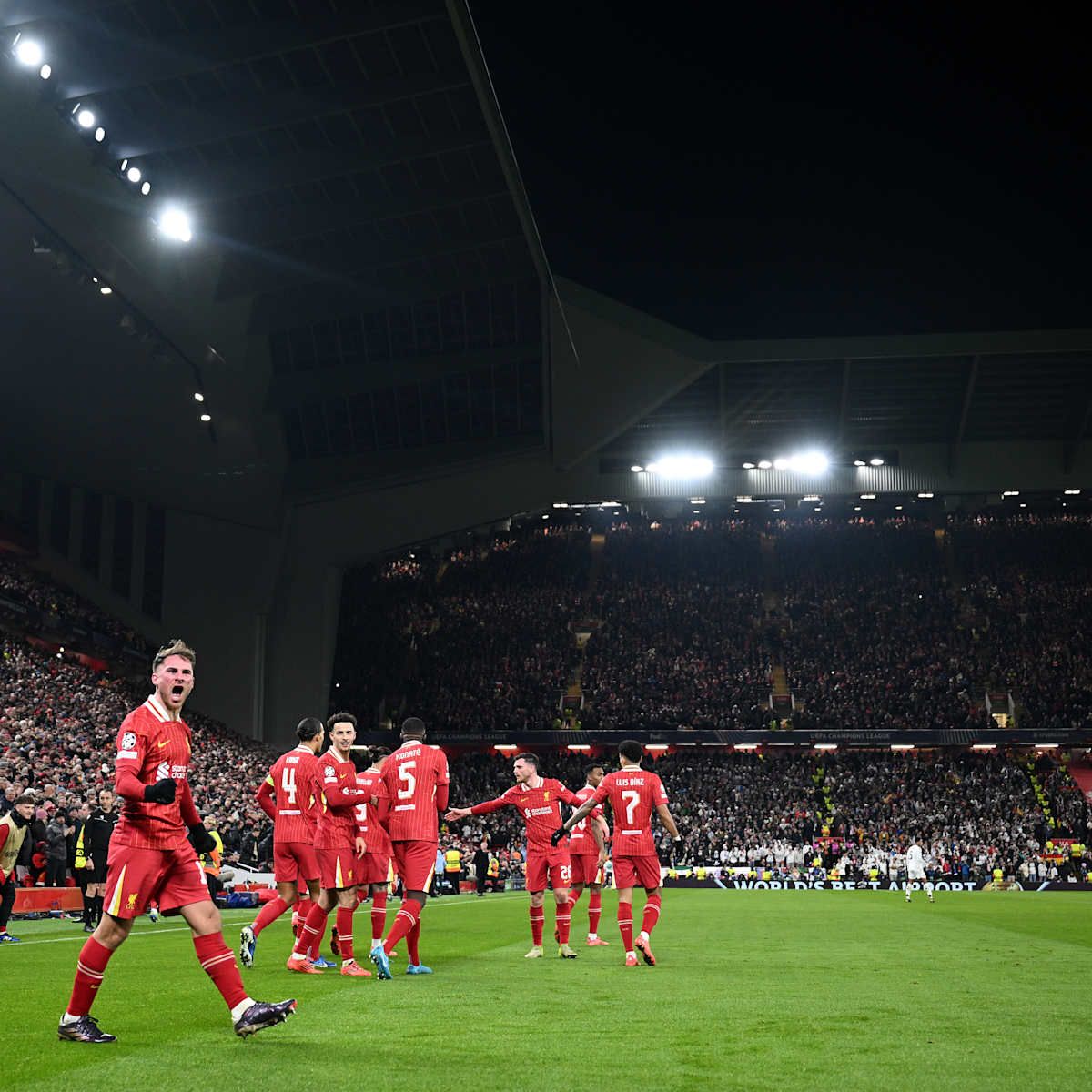 Liverpool FC vs Lille OSC at Anfield Stadium, Anfield Stadium