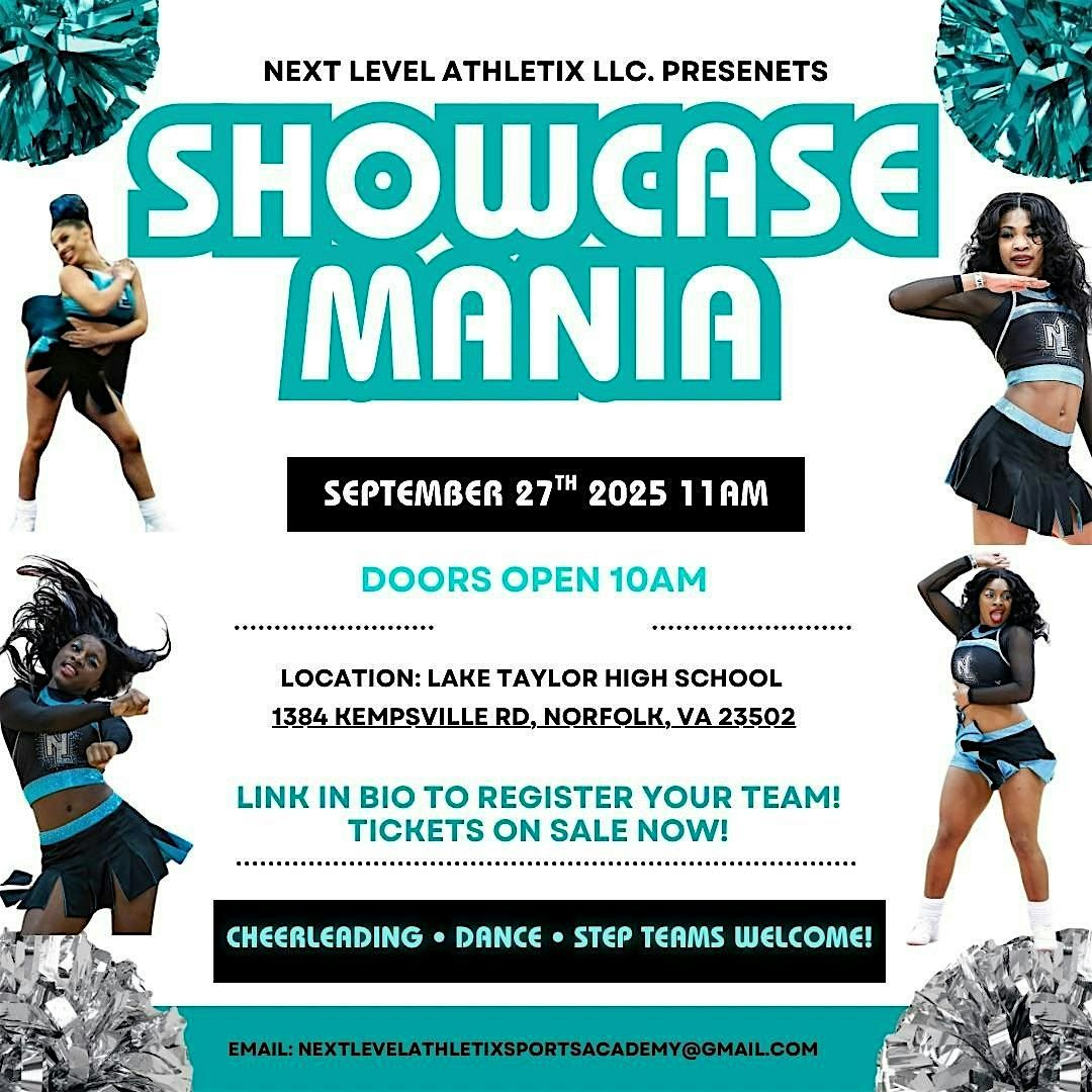 Showcase Mania: Cheer & Dance, 27 September | Event in Norfolk | AllEvents