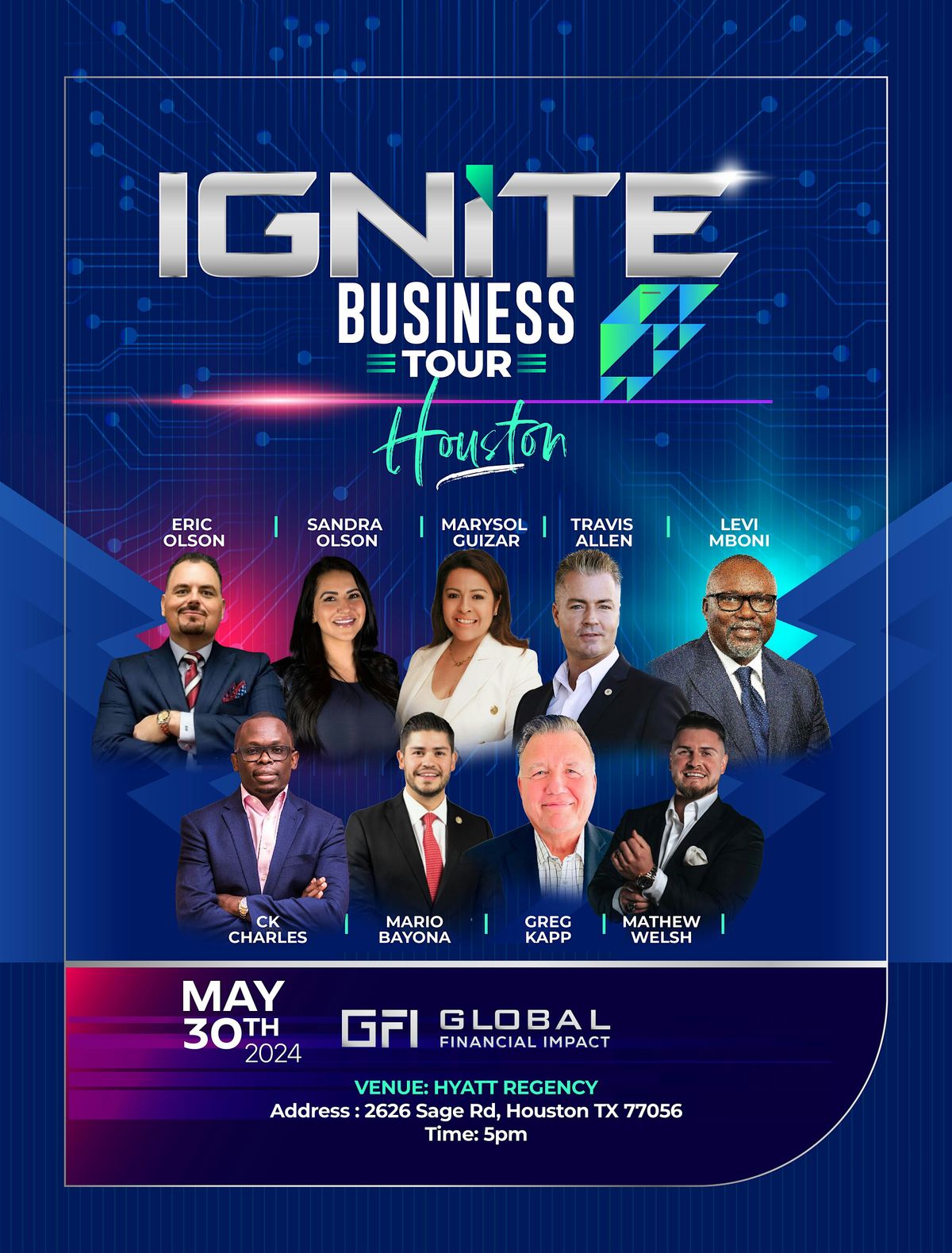 IGNITE BUSINESS TOUR HOUSTON, Hyatt Regency Houston/Galleria, 30 May
