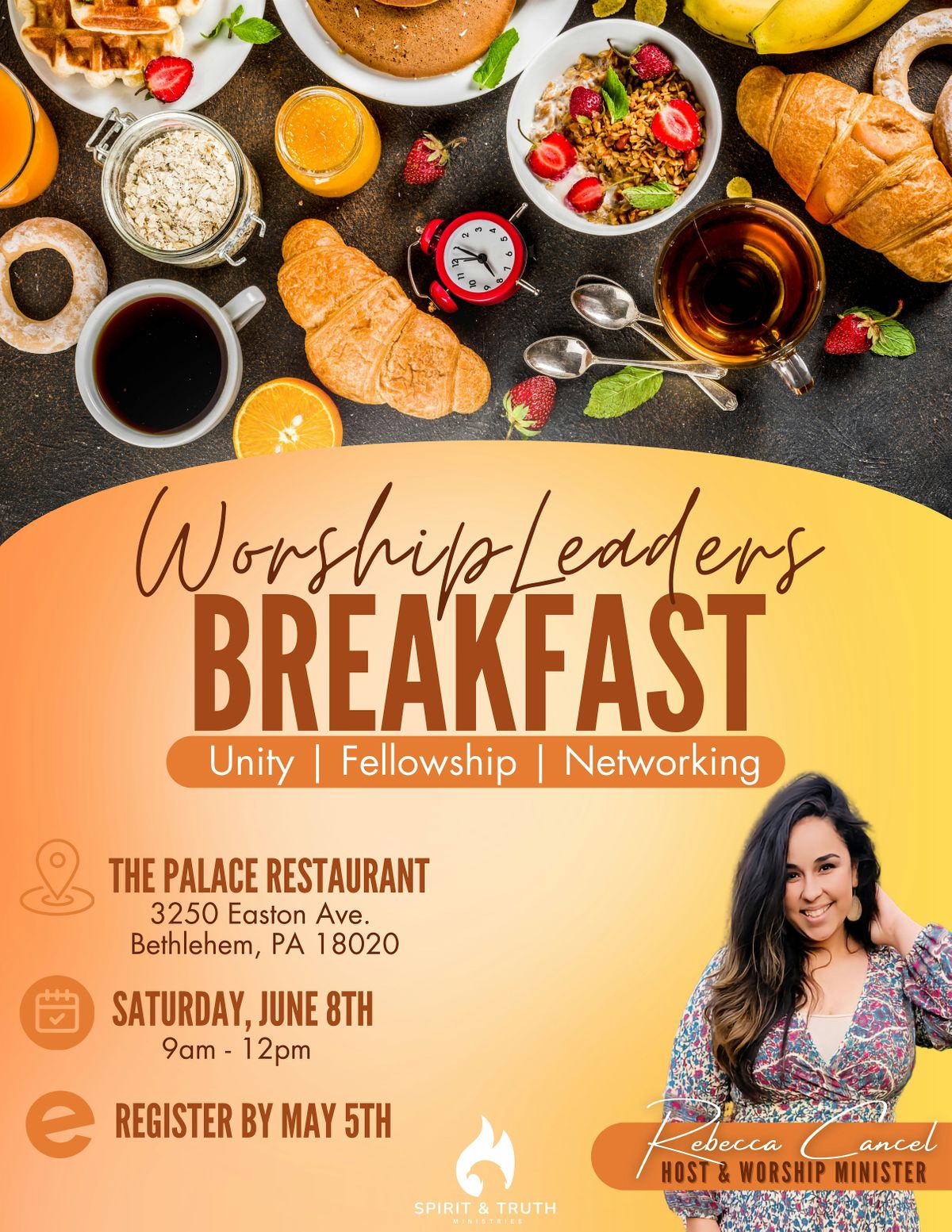 Worship Leaders Breakfast, The Palace Restaurant, Bethlehem, 8 June