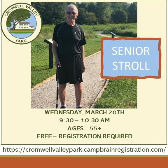 Spring Senior Stroll, Cromwell Valley Park, Parkville, March 20 2024