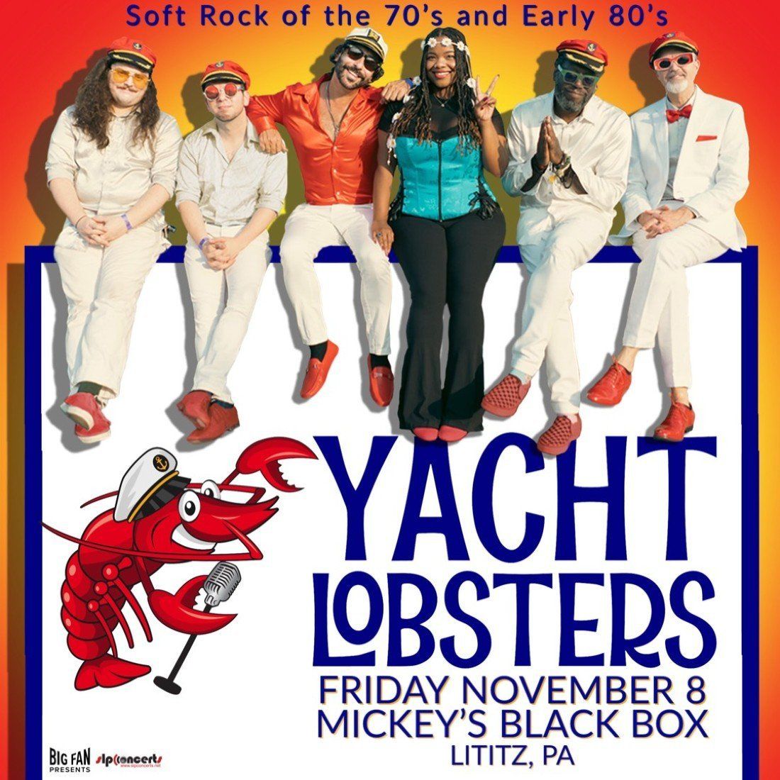 Yacht Lobsters at City Winery - Boston, 14 September | Event in Boston | AllEvents