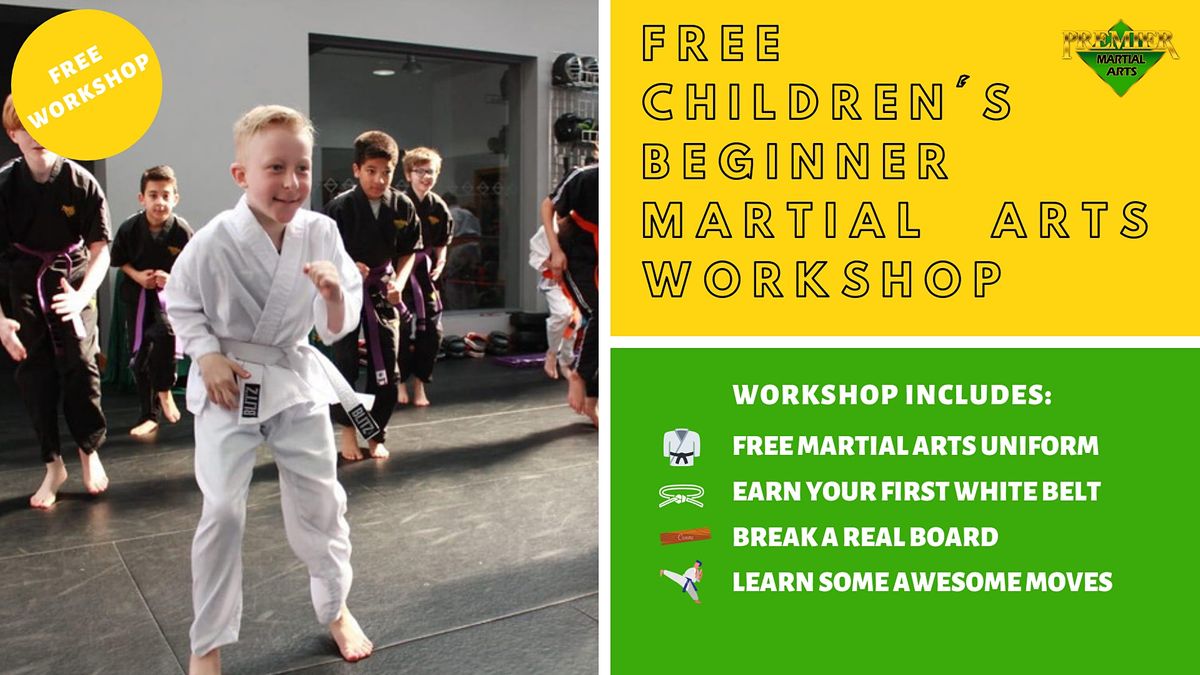 Free Childrens Beginners Martial Arts (812 Year Olds)12pm