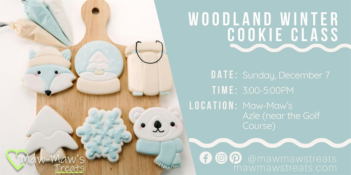 Woodland Winter Cookie Decorating Class [1207], 7 December | Event in Azle | AllEvents
