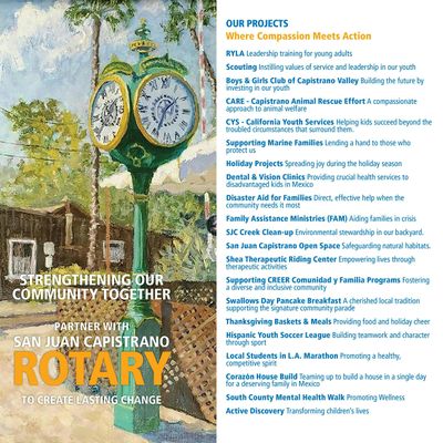 San Juan Capistrano Rotary Club Foundation logo