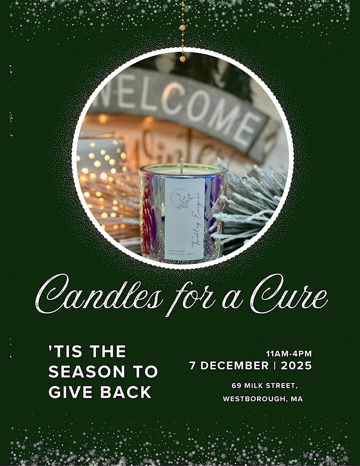 Candles for a Cure and Holiday Market- 11 AM START, 7 December | Event in Westborough | AllEvents
