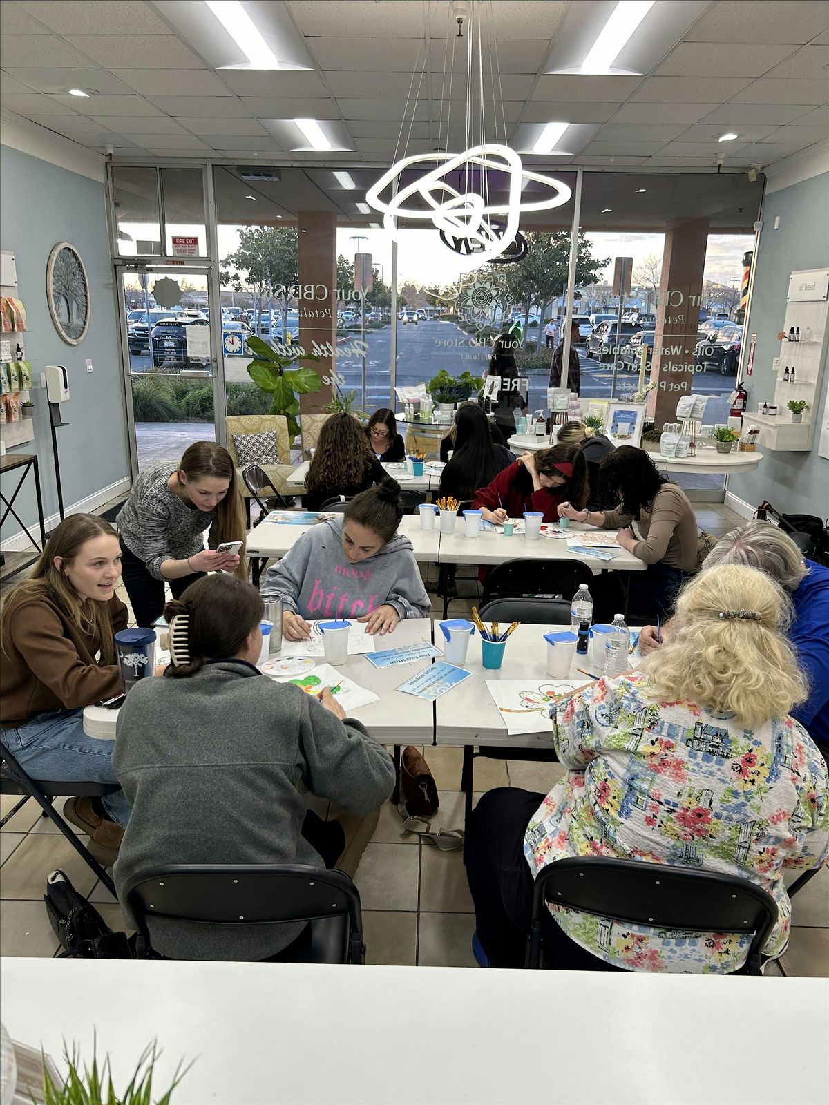 Paint Night Celebrating National Pet Month, Your CBD Store Concord