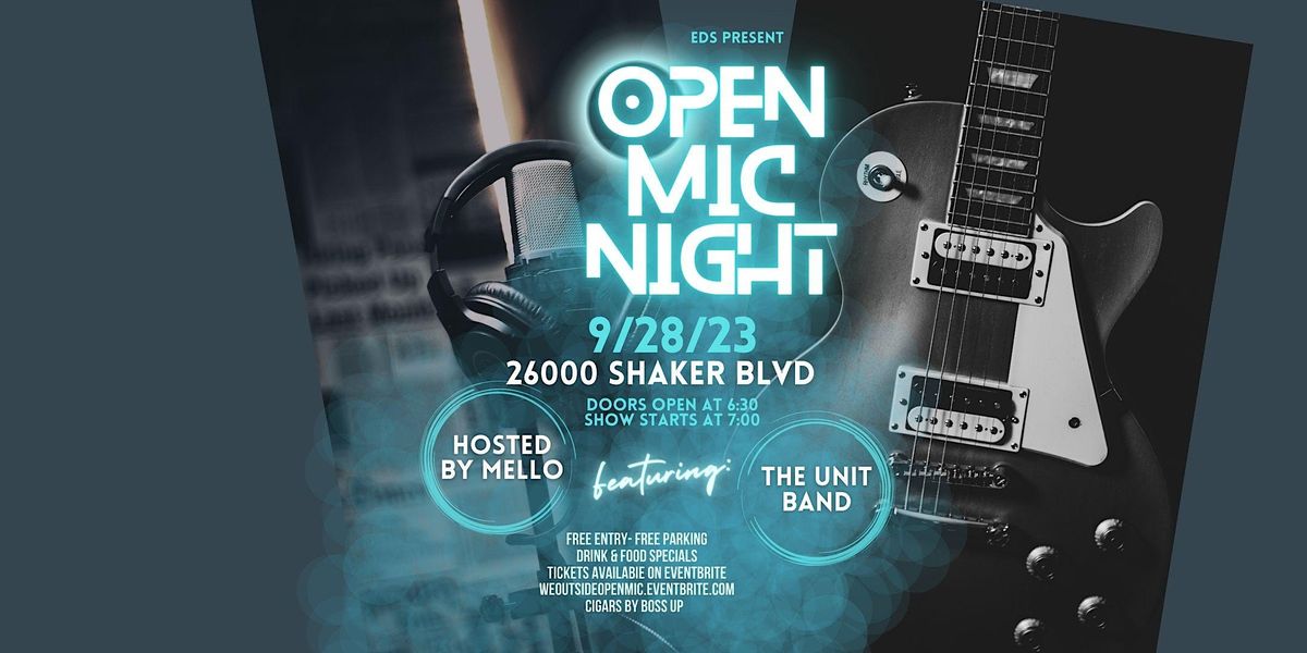 We Outside Open MIC, 26000 Shaker Blvd, Shaker Heights, September 28