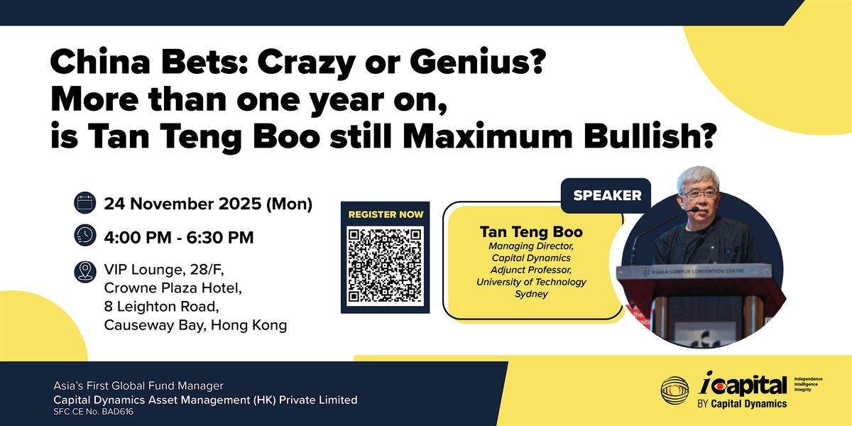 China Bets: Crazy or Genius? Is Tan teng Boo still Maximum Bullish? | Event in Hong Kong | AllEvents