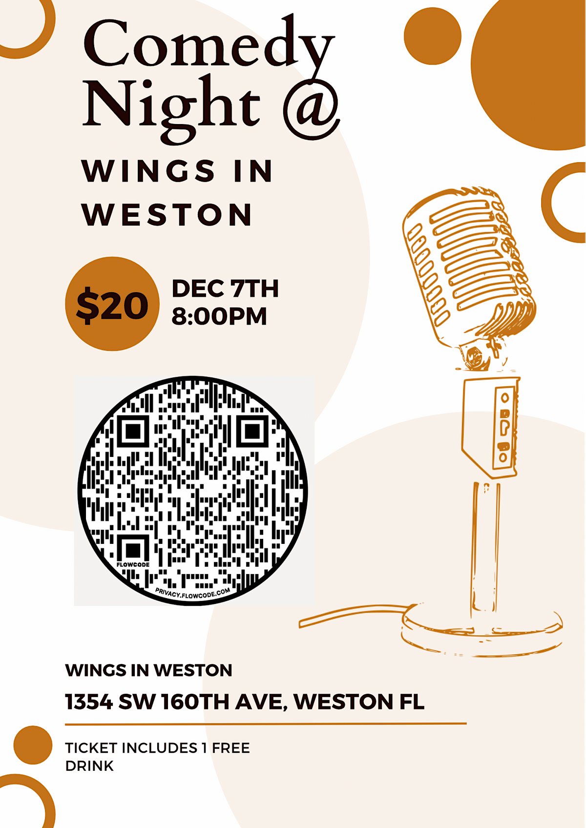 Comedy night at Wings in Weston, Wings In Weston, 7 December 2023