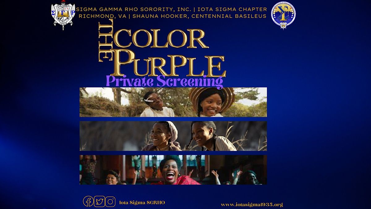 RHOyal Goes Purple ; Color Purple Theater Buyout, Regal Commonwealth 20