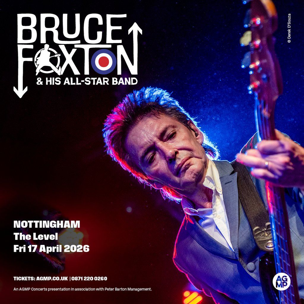 Bruce Foxton, 17 April | Event in Nottingham | AllEvents