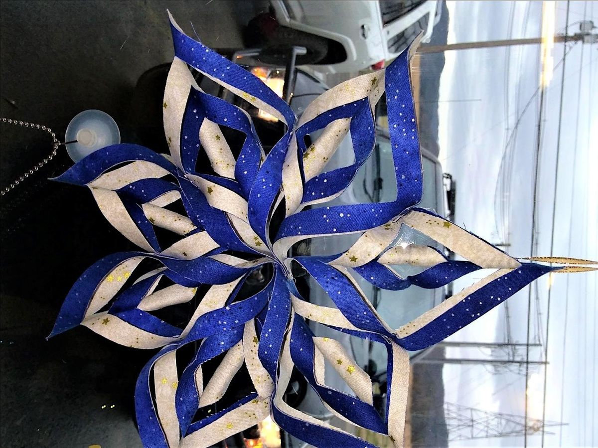 TOHA Fall Arts Series Fabric Snowflake Ornaments, L&N Depot Museum