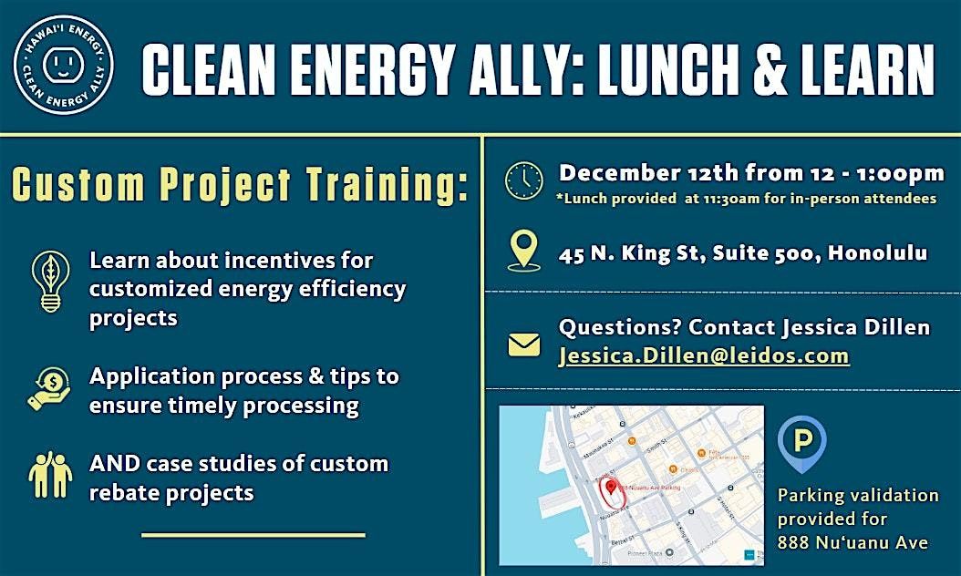 Custom Project Incentives - Everything You Need To Know *Attend In-Person*, 12 December | Event in Honolulu