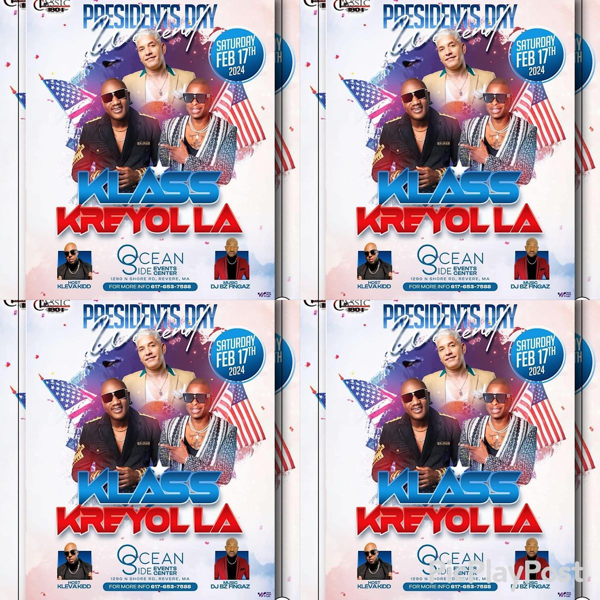 klass & KreyolLa for the first time in Boston, Oceanside Events Center
