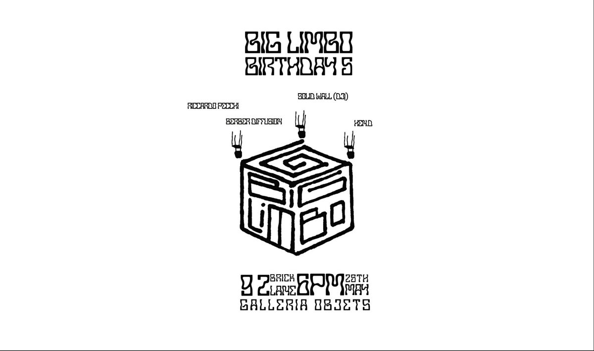 Big Limbo Rapper Big Limbo 5th Anniversary @ Galleria Objets, Galleria Objets, London ...