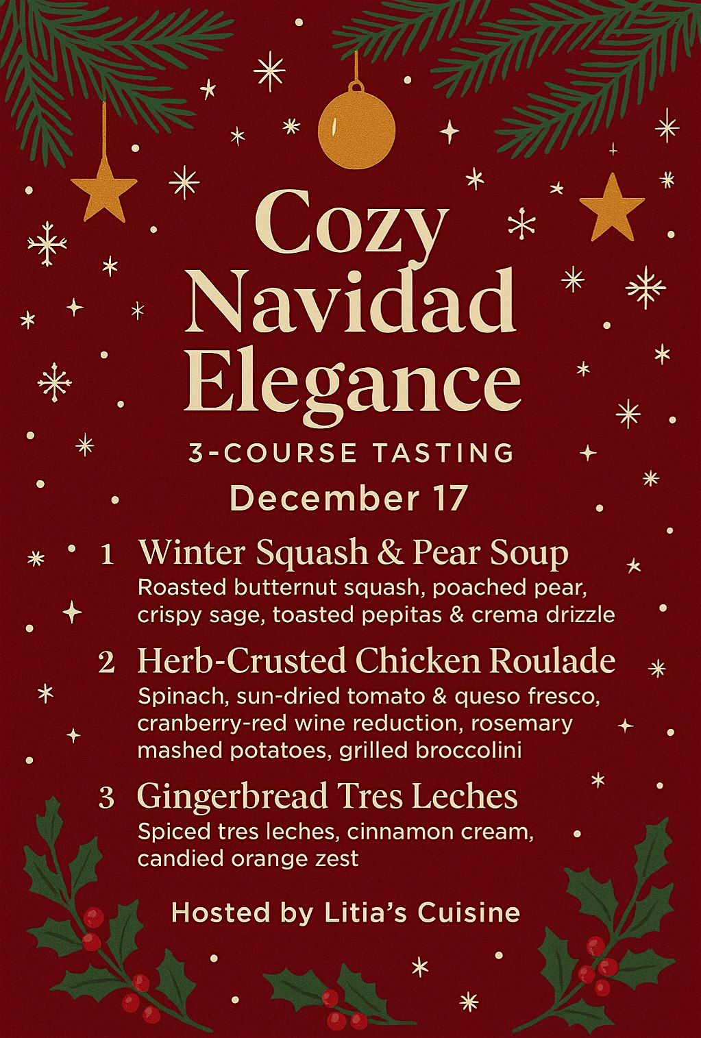 Cozy Navidad Elegance, 17 December | Event in New Braunfels | AllEvents