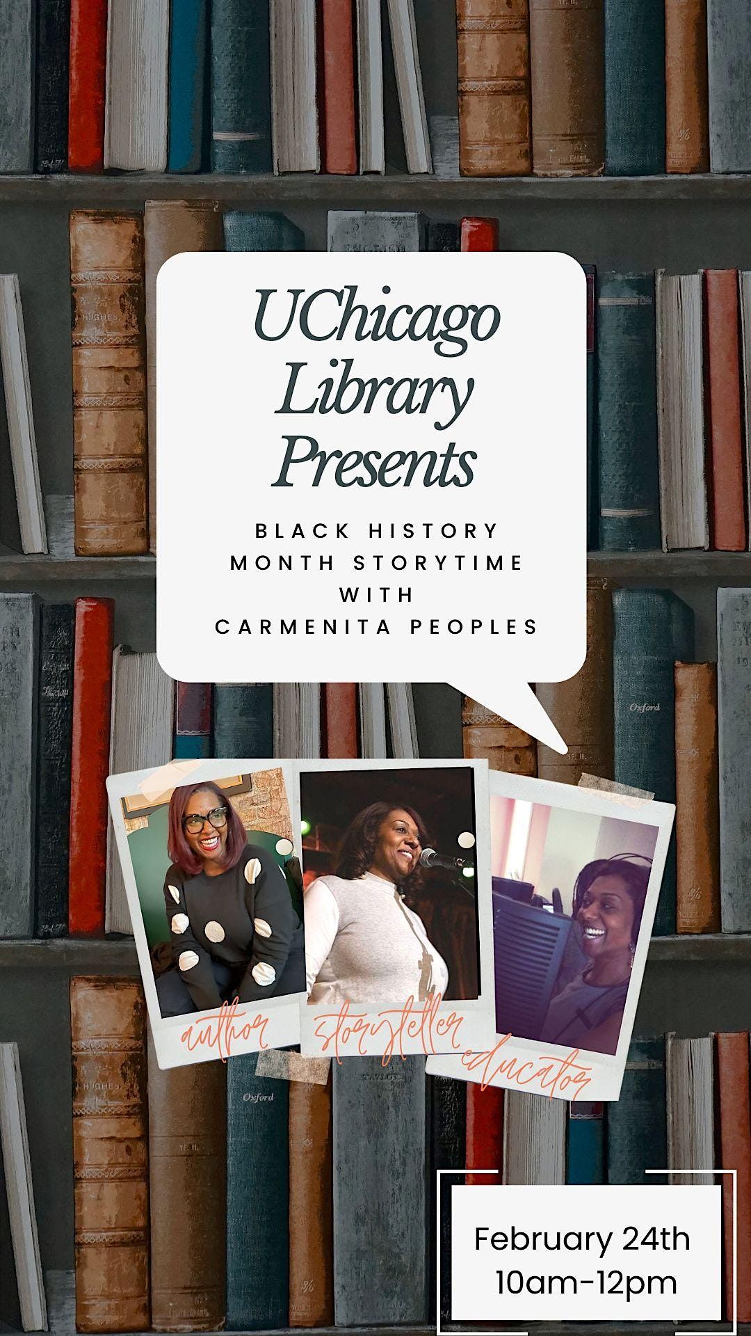 UChicago Library Black History Month StoryTime, Regenstein Library