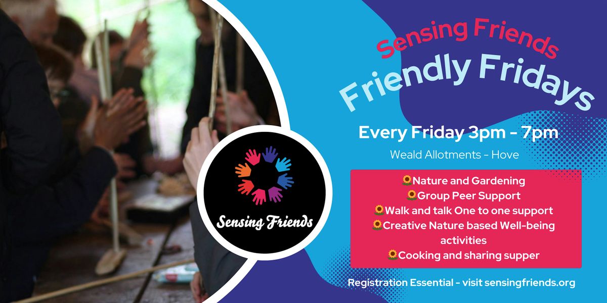 Sensing Friends - Friendly Fridays Drop in Group | Event in Brighton and Hove | AllEvents