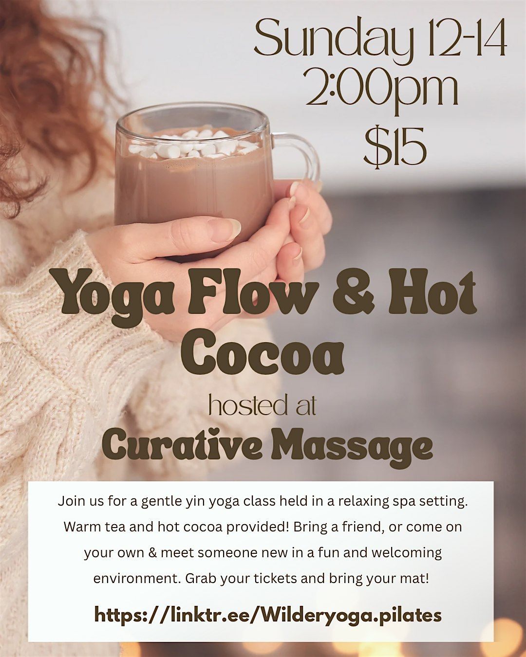 Yoga Flow & Hot Cocoa, 14 December | Event in Sedro-Woolley | AllEvents