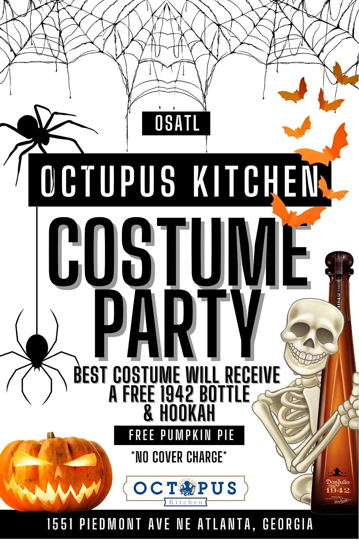 Halloween Bash at Octopus Kitchen, 1551 Piedmont Avenue Northeast