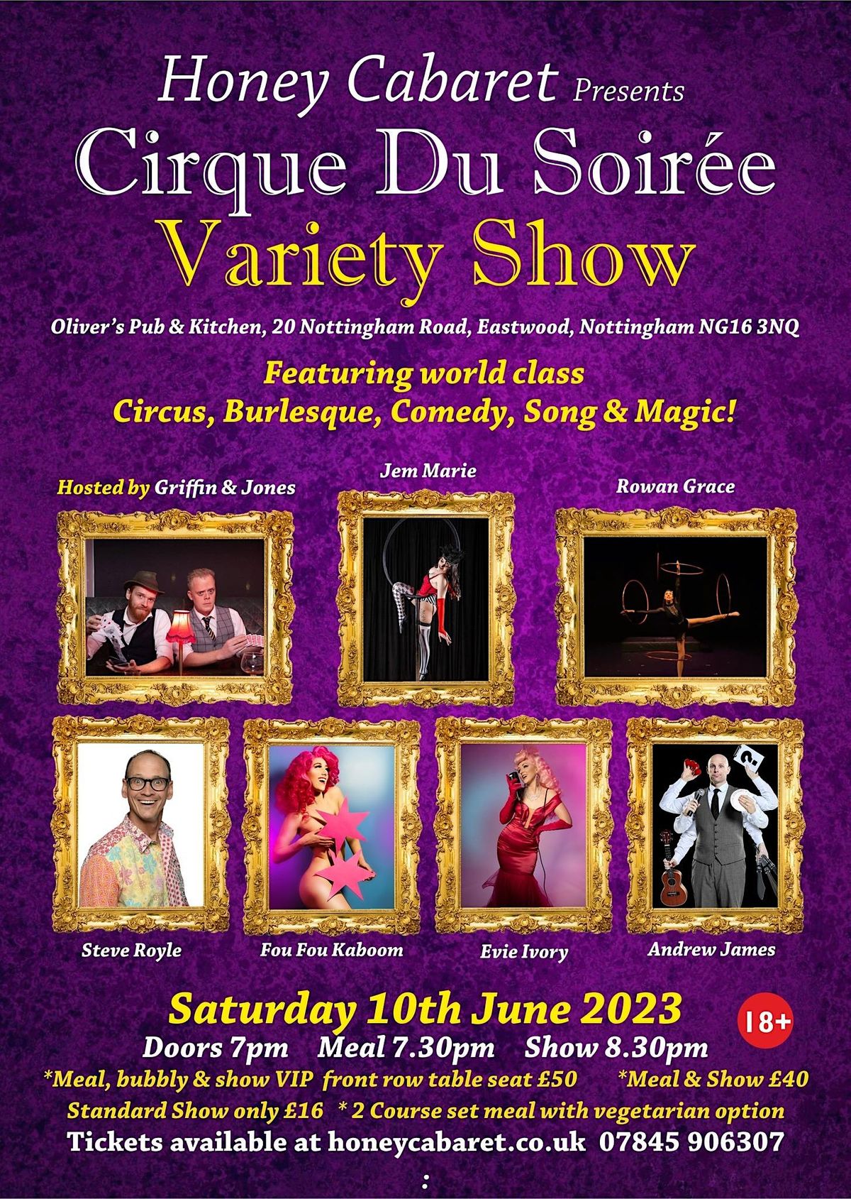 Cirque Du Soiree - Circus, Comedy, Burlesque, Magic, Music - Eastwood, 10 June | Event in Eastwood | AllEvents.in
