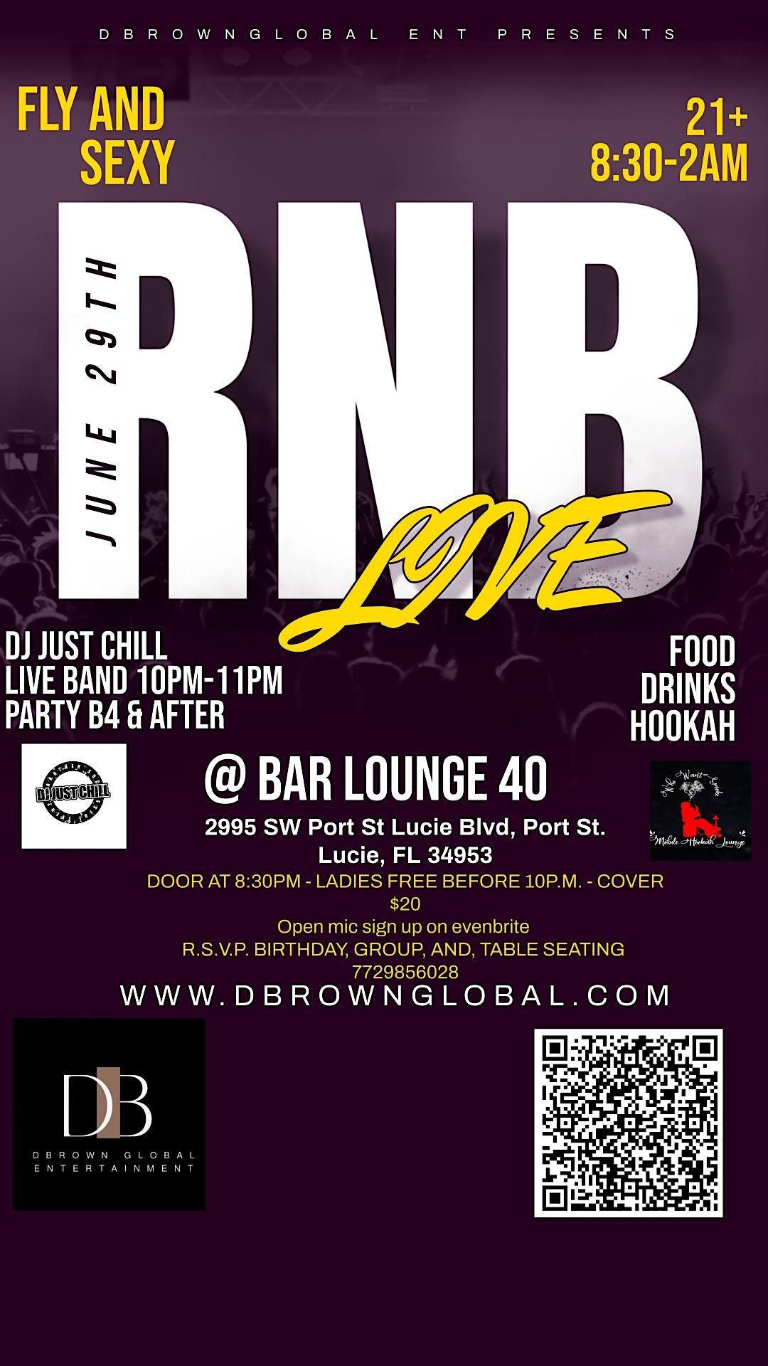 R&B LIVE Thursdays FEATURING “NEMCHEL”, LOUNG BAR 40, Port St. Lucie ...