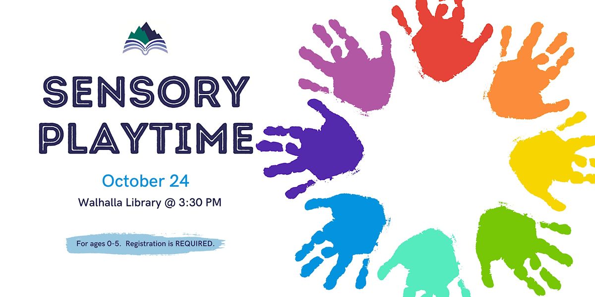 Sensory Playtime Walhalla Library, Oconee County Library, Walhalla