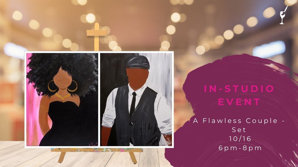 A Flawless Couple Set, Painting with a Twist (Roseville, MI), October