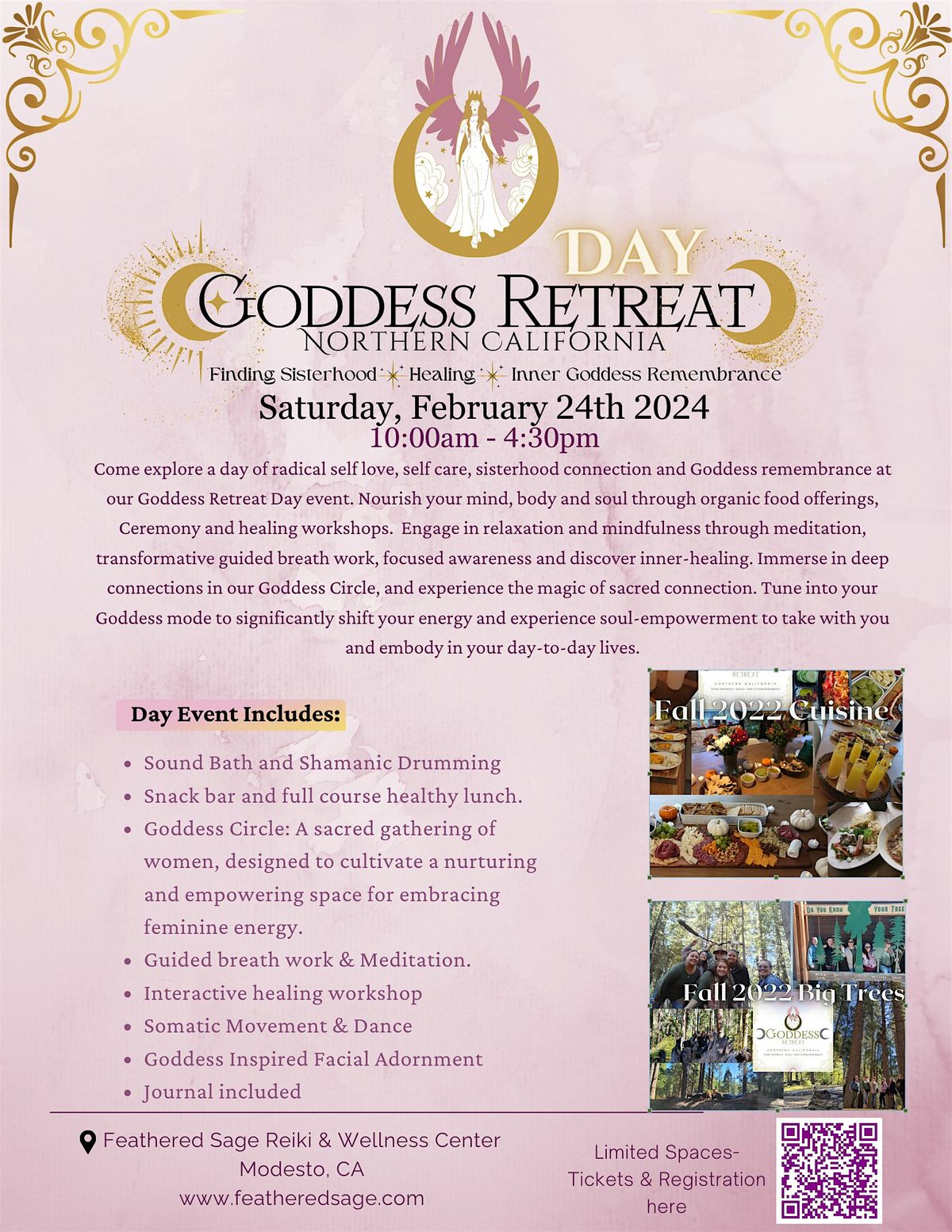 Goddess Retreat Day Event, Feathered Sage Reiki and Wellness Center
