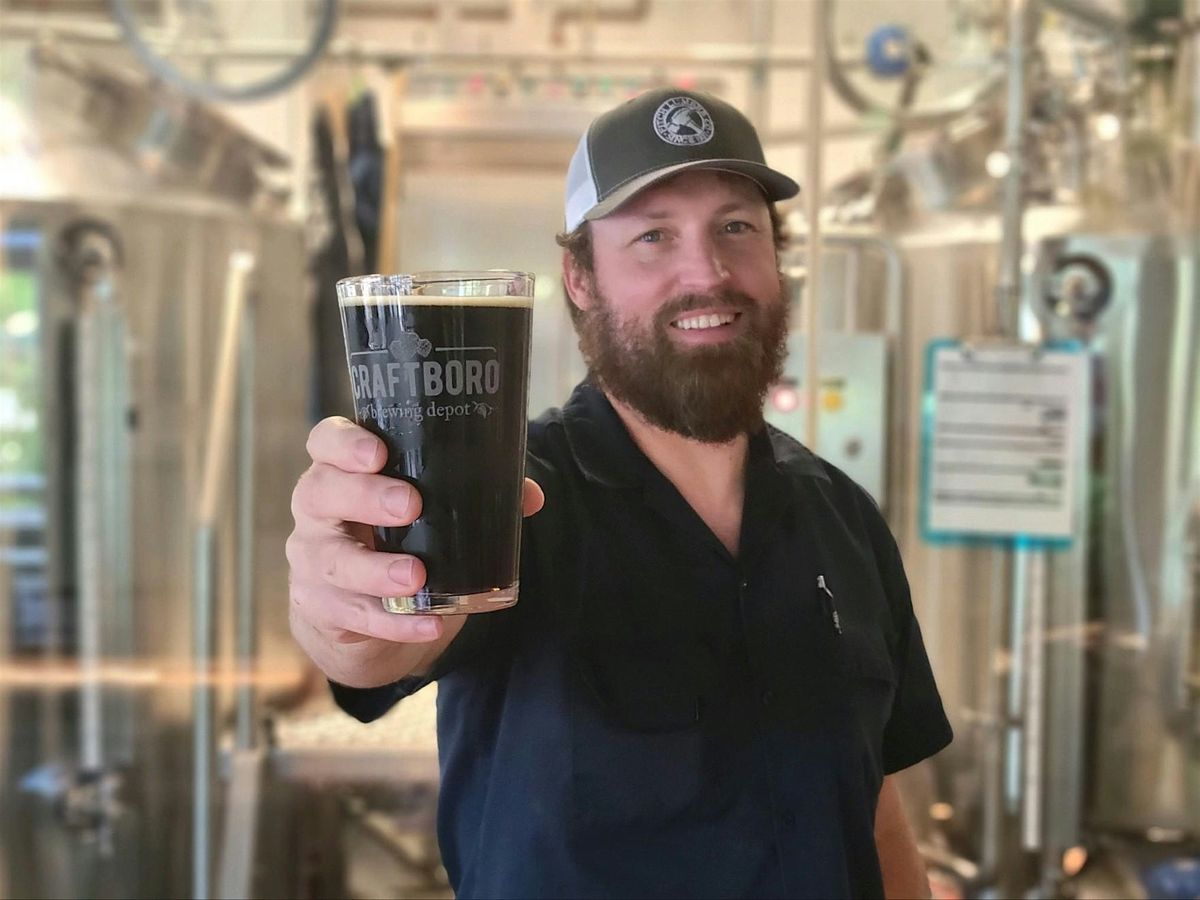 Craftboro Brewing Depot Beer Tasting with Tate, Craftboro Brewing Depot