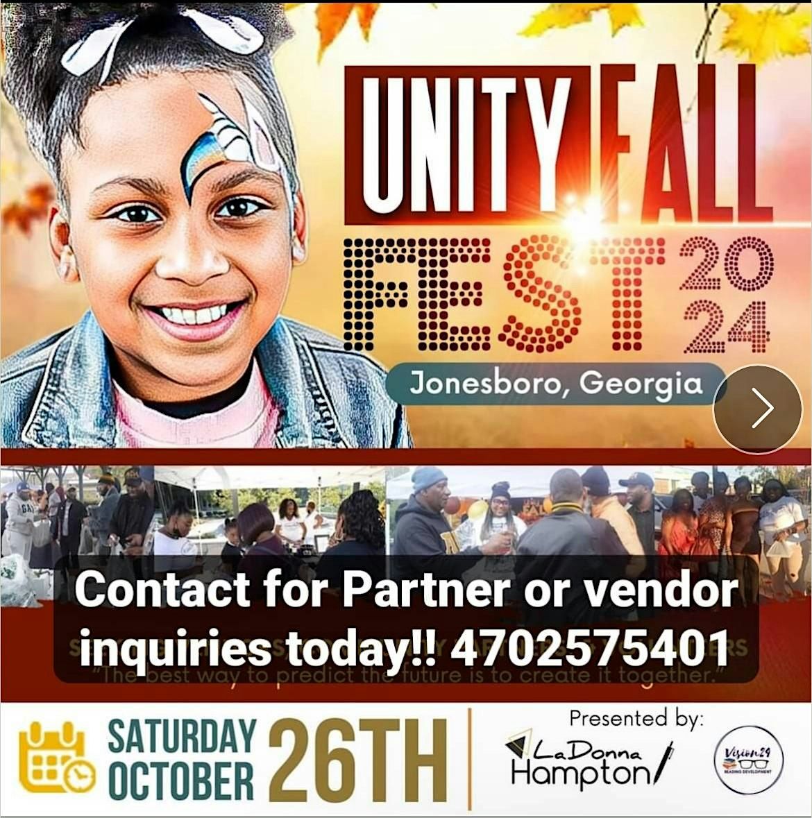 Fall Unity Festival 2024, 155 Lee St, Jonesboro, 26 October 2024 ...