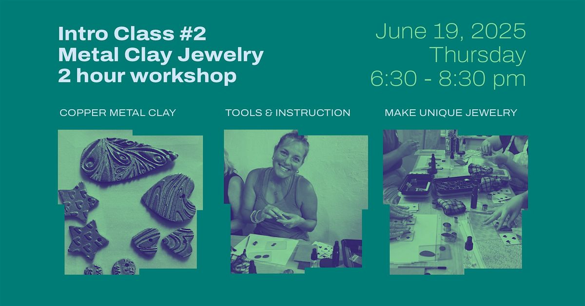 METAL CLAY JEWELRY WORKSHOP, 19 June | Event in Cincinnati | AllEvents