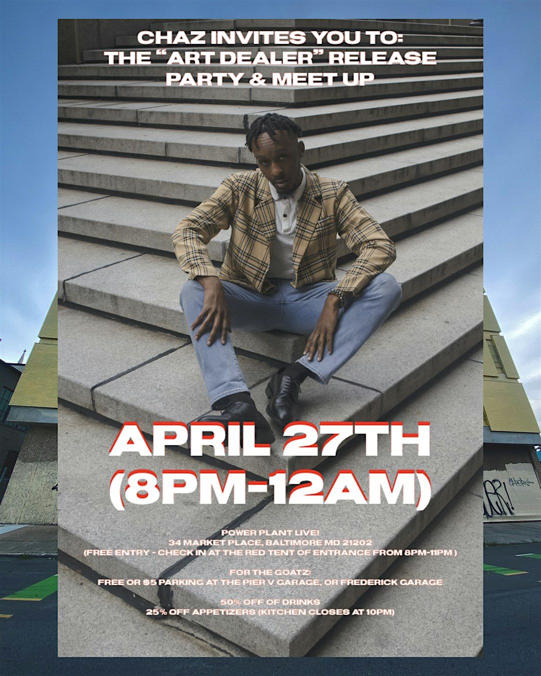 Baltimore Rapper Chazz CHAZ WARHOLS: ALBUM RELEASE PARTY & MEETUP, 34 Market Pl, Baltimore, 27 ...