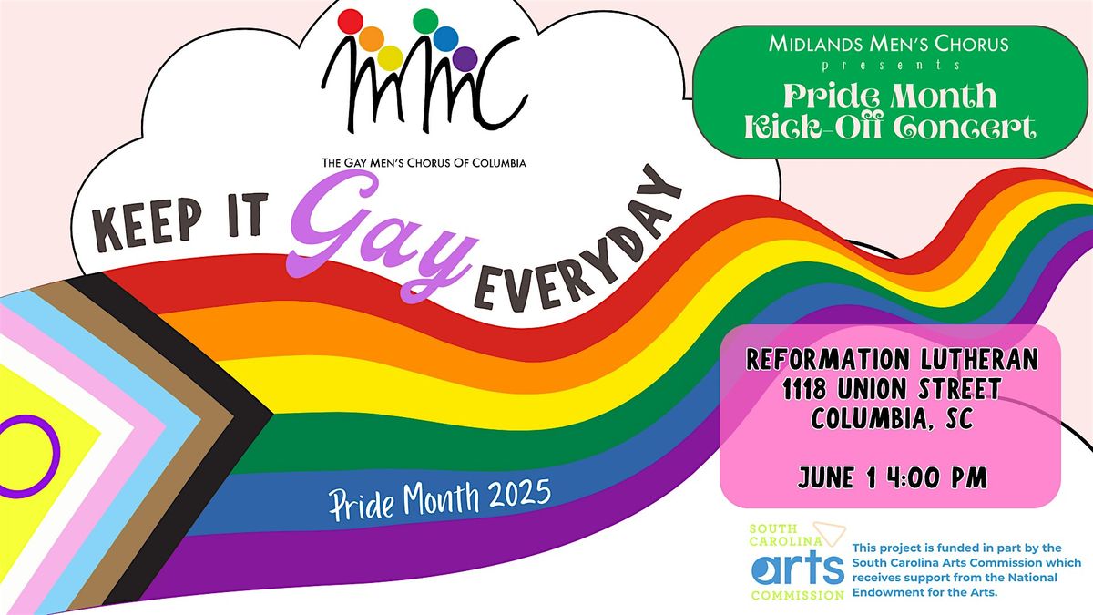 FREE PRIDE MONTH CONCERT!  MMC present Keep It Gay, Everyday!, 1 June | Event in Columbia | AllEvents