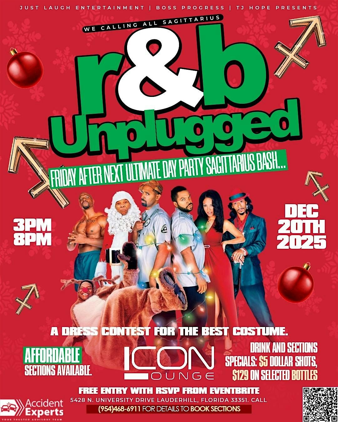 R&B Unplugged: Friday After Next Ultimate Day Party Sagittarius Bash, 20 December | Event in Lauderhill