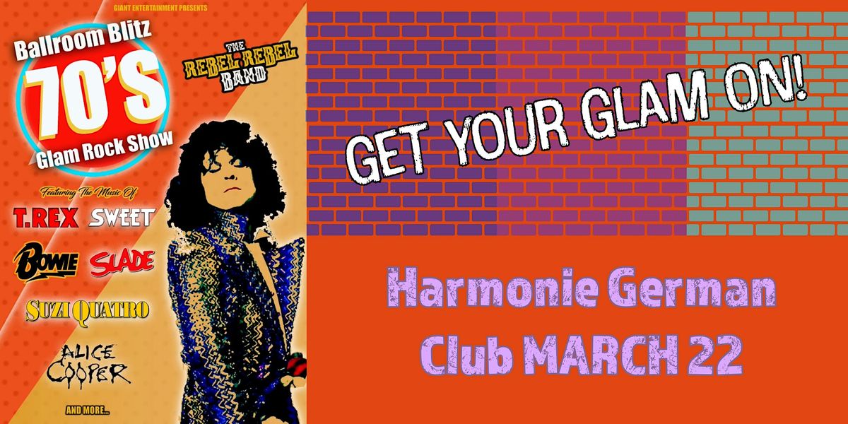 Ballroom Blitz - The 70s Glam Rock Show, The Zeppelin Room, Narrabundah ...