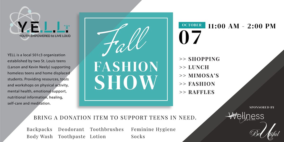 Fall Fashion Fundraiser * Donation Based, Lashay's Event Venue, Saint