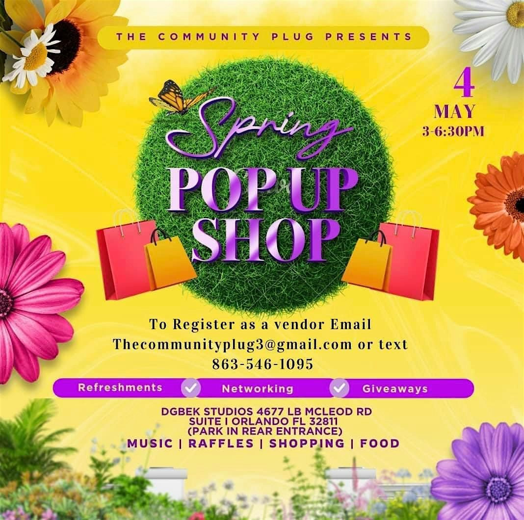 Spring Pop Up Shop, DGBEK Studios, Orlando, 4 May 2024 AllEvents.in