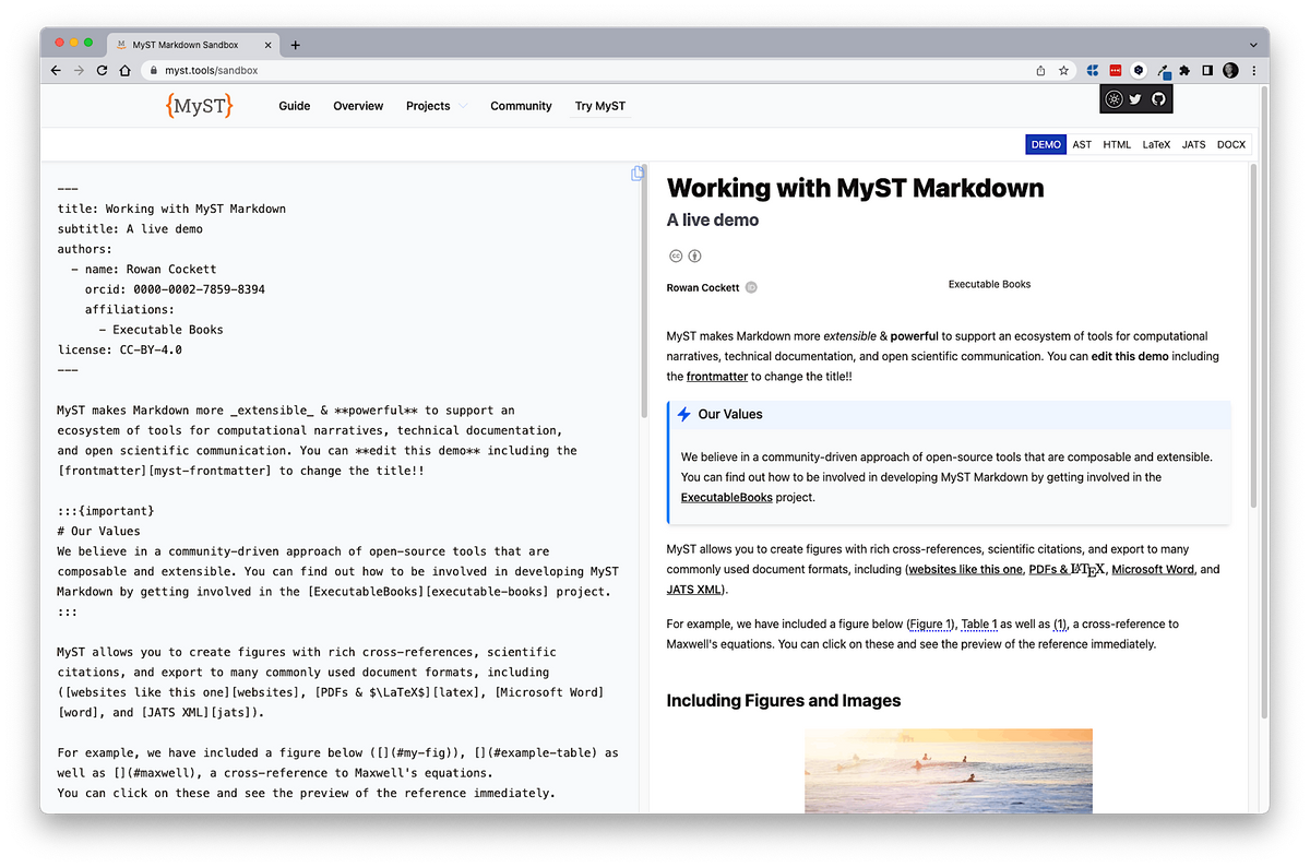 Writing A Scientific Paper Faster With MyST Markdown January 25 2023 writing-a-scientific-paper-faster-with-myst-markdown-january-25-2023